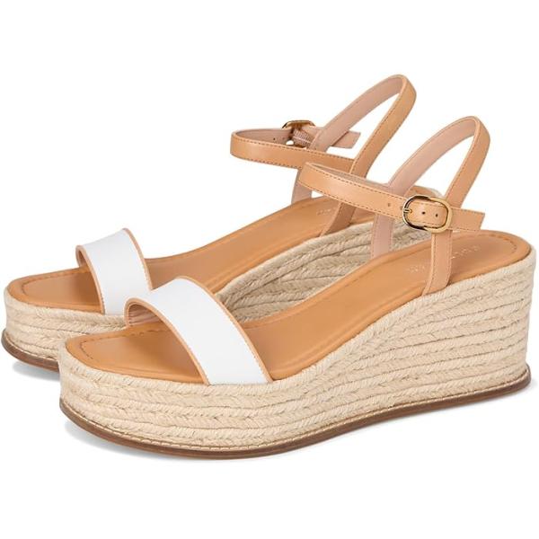 (取寄) コールハーン レディース クラウドフィール エスパドリーユ Cole Haan women Cloudfeel Keeton Espadrille Flatforms Black Leather COLE HAAN（コールハーン） (取寄) レディース クラウドフィール