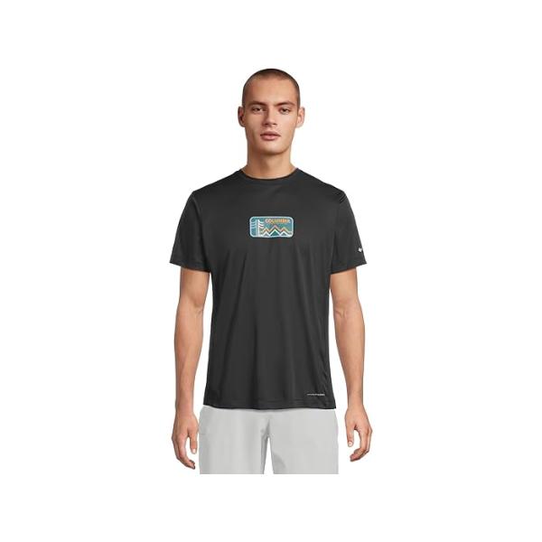 (取寄) コロンビア メンズ ゼロ ルールズ ライト ショート スリーブ グラフィック クルー Columbia men Zero Rules Light Short Sleeve Graphic Crew Black/Actively Cooled Columbia（コロンビア） (取寄) メンズ ゼロ ルールズ ライト ショート