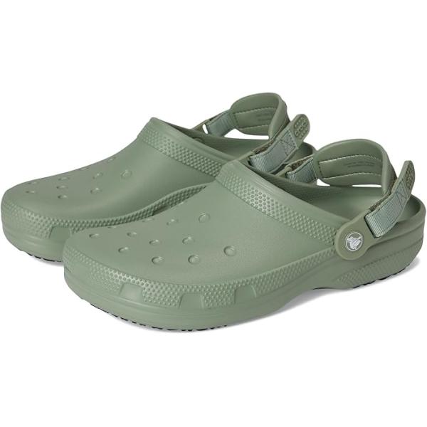 (取寄) クロックスワーク クラシック ワーク クロッグス Crocs Work Classic Work Clogs Moss 取寄) クロックスワーク クラシック ワーク クロッグス Crocs Work