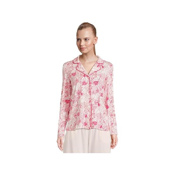 (取寄) リリー ピュリッツァー レディース Pj ニット ロング スリーブ ボタンアップ トップ Lilly Pulitzer women Pj Knit Long Sleeve Button-Up Top Parigi Pink Supporting Squad Lilly Pulitzer (取寄) リリー ピュリッツァー レディース Pj ニット