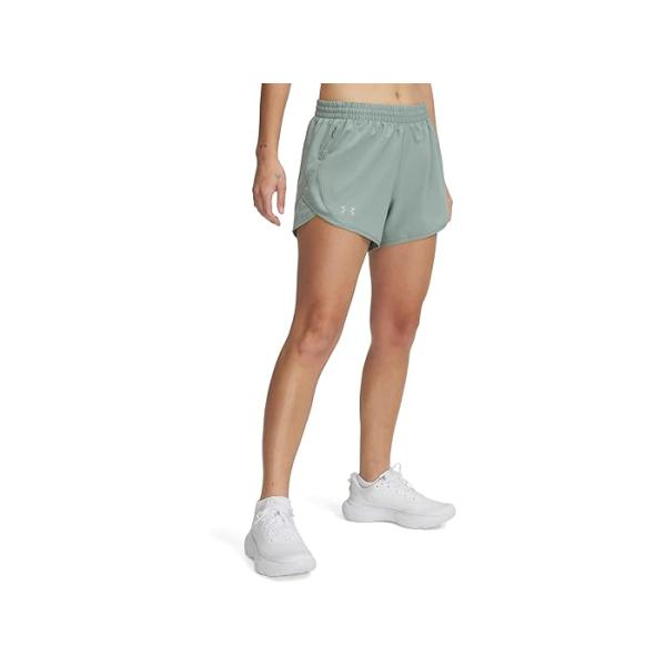 (取寄) アンダーアーマー レディース フライ バイ ショーツ Under Armour women Fly By Shorts Expedition Green/Expedition Green/Reflective UNDER ARMOUR（アンダーアーマー） P最大17倍1/1限定 (取寄