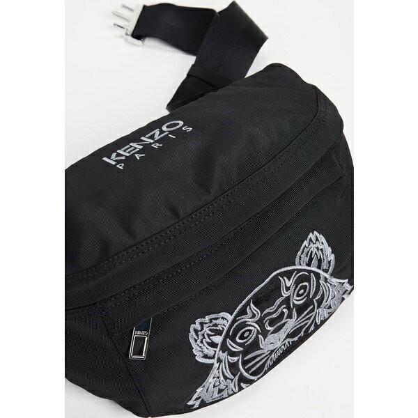 KENZO レザー ファニーパック 黒 KENZO（ケンゾー） KENZO Fanny Pack ショルダーバッグ タイガーロゴ