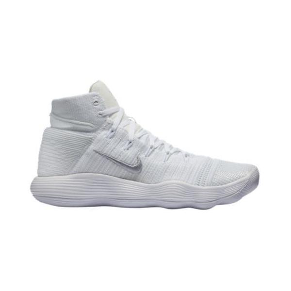 P最大16倍8/27限定 Nike ナイキ メンズ フライニット リアクト ハイパーダンク 2017 ホワイト バスケットシューズ スニーカー Nike Men's React Hyperdunk 2017