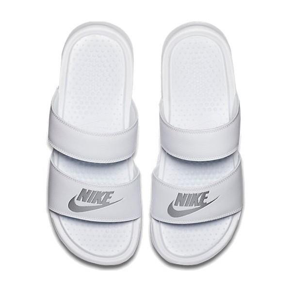 Nike ナイキ サンダル レディース ベナッシ ホワイト シルバー デュオ ウルトラ スライド Nike Benassi Duo Ultra Slide White Metallic Silv 送料無料 Nike N ジェットラグyahoo 店 通販 Yahoo ショッピング