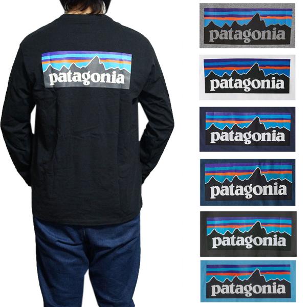 P最大12倍9/9限定 PATAGONIA パタゴニア Tシャツ 長袖 メンズ バックプリント ロンT 長袖Tシャツ ロゴ送料無料 Patagonia  Men's P-6 LOGO T-Shirt 38523 :pata-p6-lstee-n:ジェットラグ!店 通販  