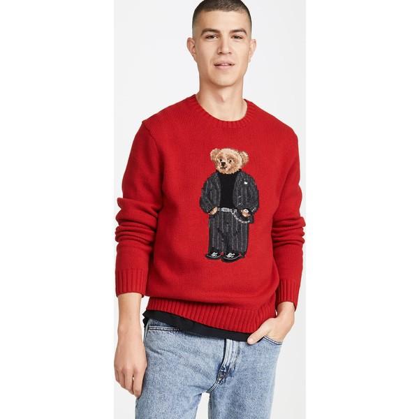 取寄 ポロ ラルフローレン ポロ ベアー ウール セーター Polo Ralph Lauren Polo Bear Wool Sweater Holidayred Supersport Tn