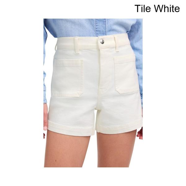(取寄) メイドウェル ホワイトエメットショーツ - タイルホワイト madewell White Emmett Shorts - Tile White