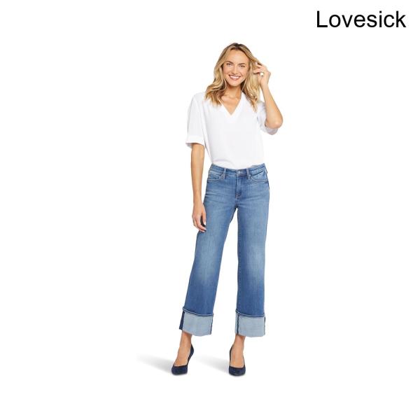 (取寄) エヌワイディージェイ テレサディープカフインラブシック nydj Teresa Deep Cuff in Lovesick