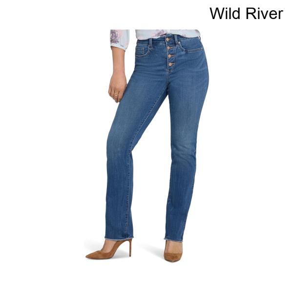 (取寄) エヌワイディージェイ プチボタンフライジーンズ nydj Petite Button Fly Jeans