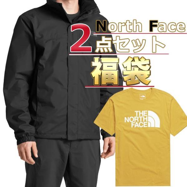 ノースフェイス Tシャツ ジャケット 福袋 メンズ 2点セット USAモデル THE North Face 送料無料 メンズ ブランド 福袋 2025 お得な半袖Tシャツ 取寄 送料無料 THE NORTH FACE（ザ ノースフェイス） ノースフェイス Tシャツ