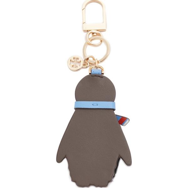 美品　トリーバーチ　ペンギン キーホルダー レザー製 約10cm TORY BURCH トリーバーチ ピート ペンギン キーチェイン