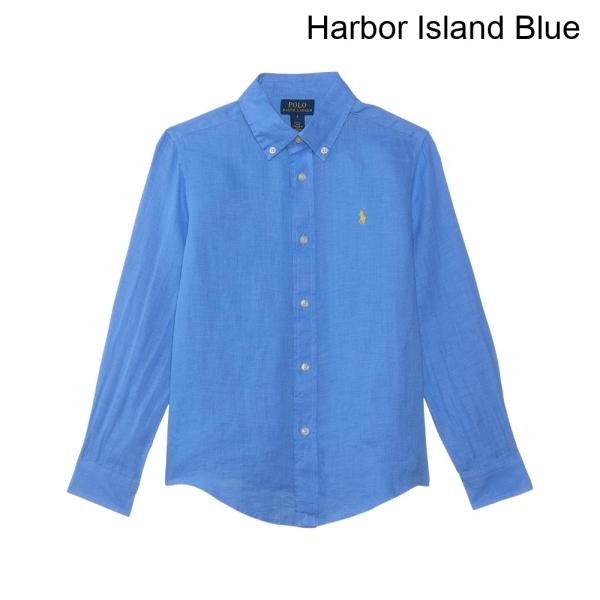 (取寄) ポロ・ラルフ・ローレン リネンシャツ（トドラー/リトルキッド） polo ralph lauren Linen Shirt (Toddler/Little Kid)