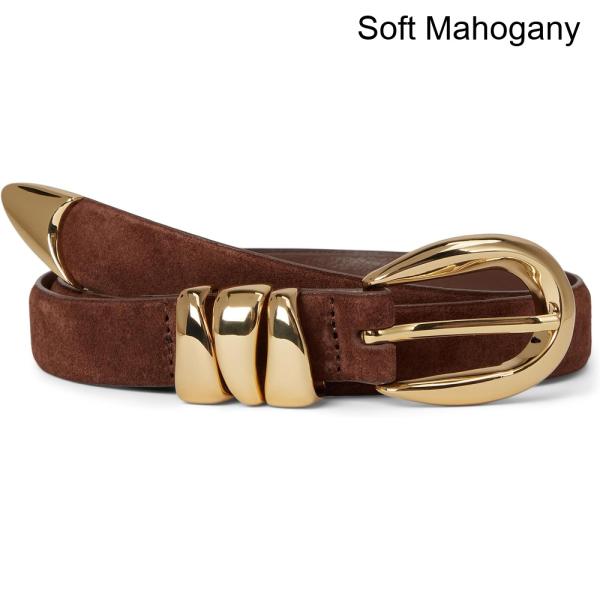 (取寄) メイドウェル スエードのトリプルメタルキーパーベルト madewell Triple Metal Keeper Belt in Suede
