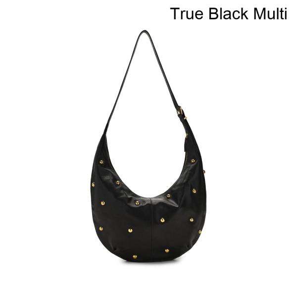 (取寄) メイドウェル エッセンシャルカーブショルダーバッグインスタデッドスエード madewell The Essential Curve Shoulder Bag in Studded Suede