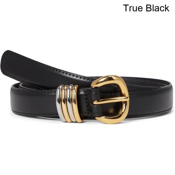 (取寄) メイドウェル レザーのミックスメタルキーパーベルト madewell Mixed Metal Keeper Belt in Leather