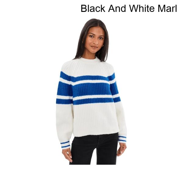 (取寄) メイドウェル ストライプアプレススティービーコージーコットンプルオーバー madewell Stripe Apres Stevie Cozy Cotton Pullover
