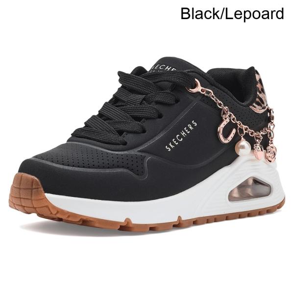 (取寄) スケッチャーズキッズ ウノジェン1-レオパードロックスター310921L（リトルキッド/ビッグキッド） skechers kids Uno Gen1-Leopard Rockstar 310921L