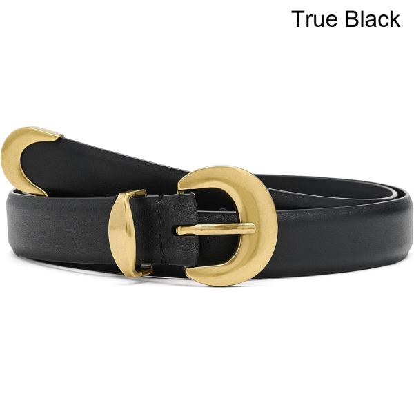 (取寄) メイドウェル ドームバックルワイドベルトレザー madewell Domed-Buckle Wide Belt in Leather