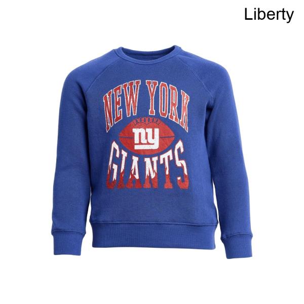 (取寄) ジャンクフード NFLニューヨークジャイアンツホットルートラグランフリース（リトルキッド/ビッグキッド） junk food clothing NFL New York Giants Hot