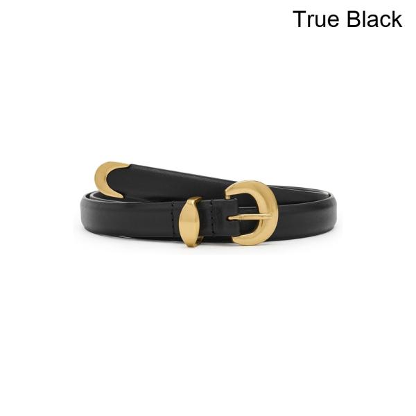 (取寄) メイドウェル ドームバックルベルトレザー madewell Domed-Buckle Belt in Leather
