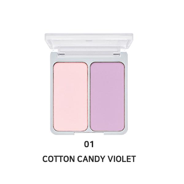 B級品外箱の汚れ、傷み、日焼け、シール跡 等 がある為特価販売中です次回入荷は未定の為、お早めのご購入がオススメです。2aN トゥーエーエヌデュアルチークカラー：#01. COTTON CANDY VIOLET コットンキャンディバイオレッ...