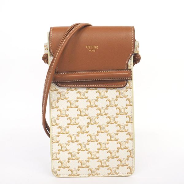 CELINE（セリーヌ） 【返品OK】【美品】セリーヌ フラップ モバイル