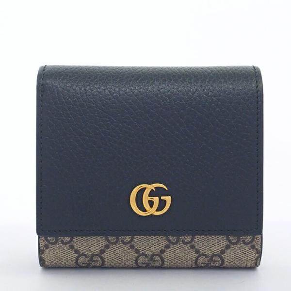 GUCCI（グッチ） 【返品OK】【美品】グッチ GGマーモント ミディアム
