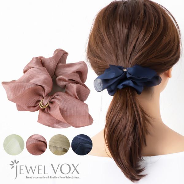 Jewel VOX シュシュ ヘアアクセ ヘアゴム レディース リボン Jewel VOX シュシュ ヘアアクセ ヘアゴム レディース リボン