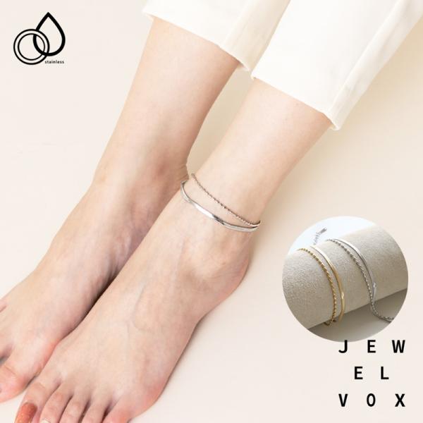 Jewel VOX アンクレット レディース 足首 金属アレルギー対応