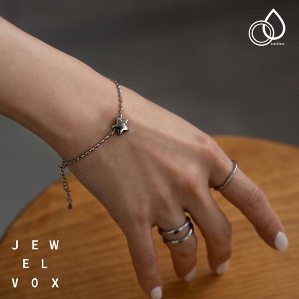 Jewel VOX ブレスレット サージカルステンレス 金属アレルギー対応