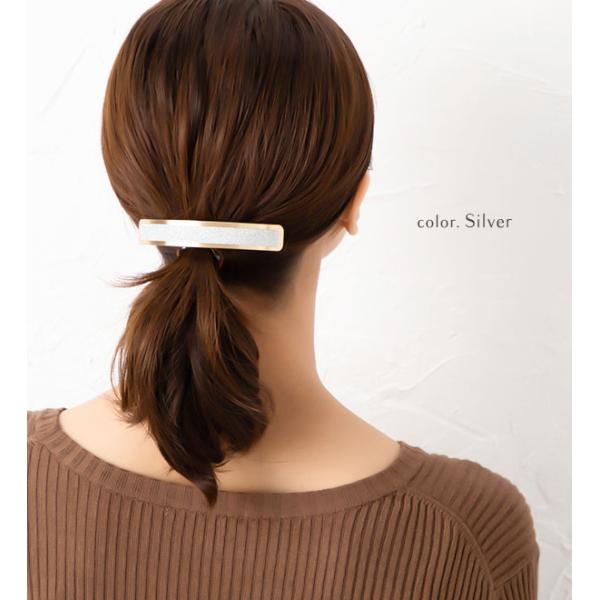 バレッタ ヘアアクセサリー 髪留め スクエア ラメ グリッター まとめ髪 大きめ 髪 多い シンプル Buyee Buyee Jasa Perwakilan Pembelian Barang Online Di Jepang