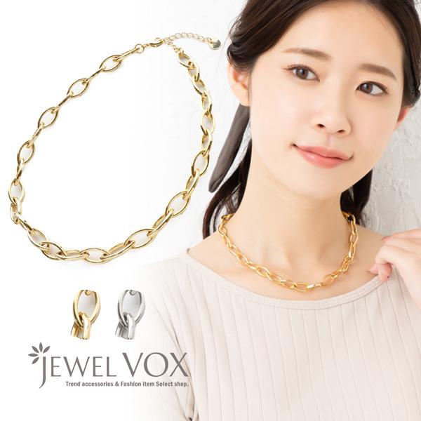 Jewel VOX ネックレス レディース ショート チェーン メタル Jewel VOX ネックレス レディース ショート チェーン メタル