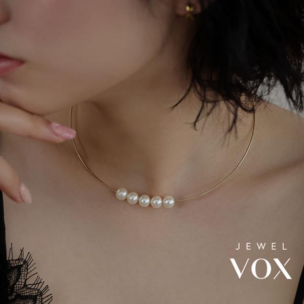 Jewel VOX ネックレス チョーカー ショートネックレス レディース 金属