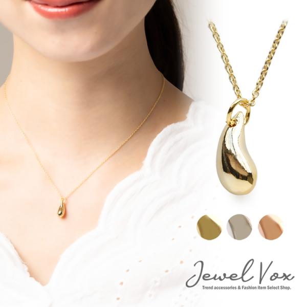 ネックレス レディース チェーン 16kコーティング ドロップ 金属アレルギー対応 ニッケルフリー 40代 母の日 D Mkn 7762 Jewel Vox ジュエルボックス 通販 Yahoo ショッピング