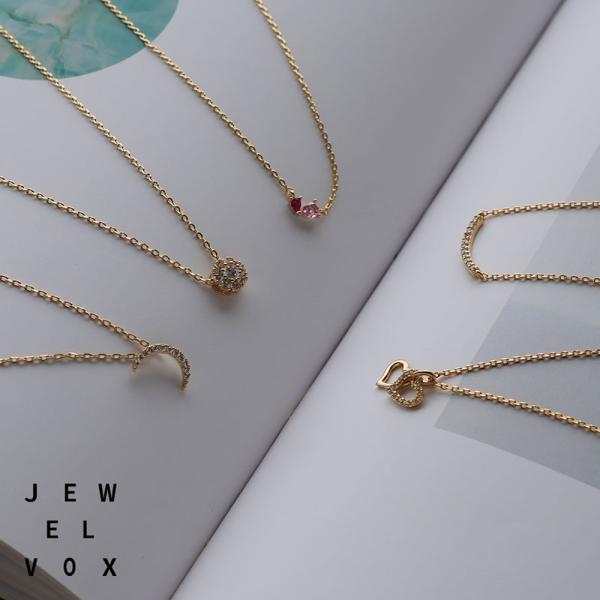 ネックレス レディース 金属アレルギー 12種類 ショートネックレス キュービックジルコニア ニッケルフリー チェーン シンプル ブランド D Mkn 92 Jewel Vox 通販 Yahoo ショッピング