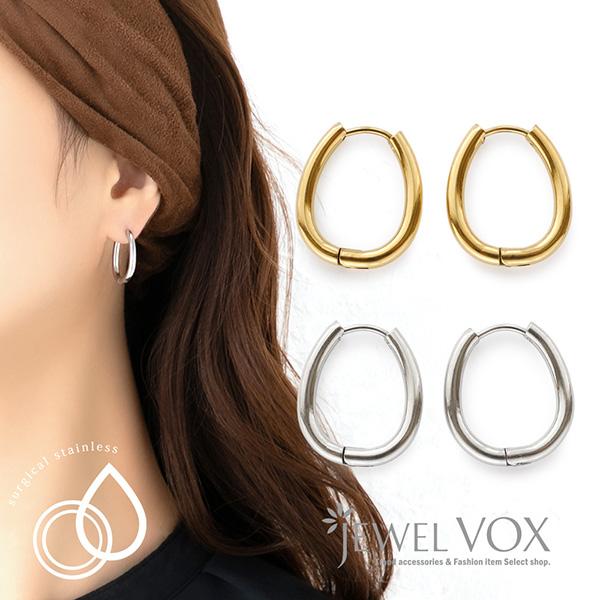 Jewel VOX ピアス 金属アレルギー対応 レディース キャッチレス