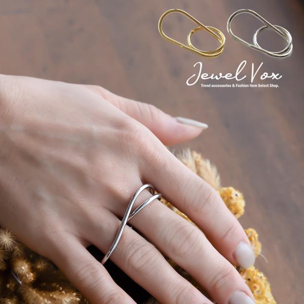 リング 指輪 レディース 金属アレルギー対応 30代 40代 50代 ニッケルフリー 15号 大ぶり デイリー 可愛い おしゃれ 大人 ブランド ダブルフィンガー D Mkr 106 Jewel Vox ジュエルボックス 通販 Yahoo ショッピング