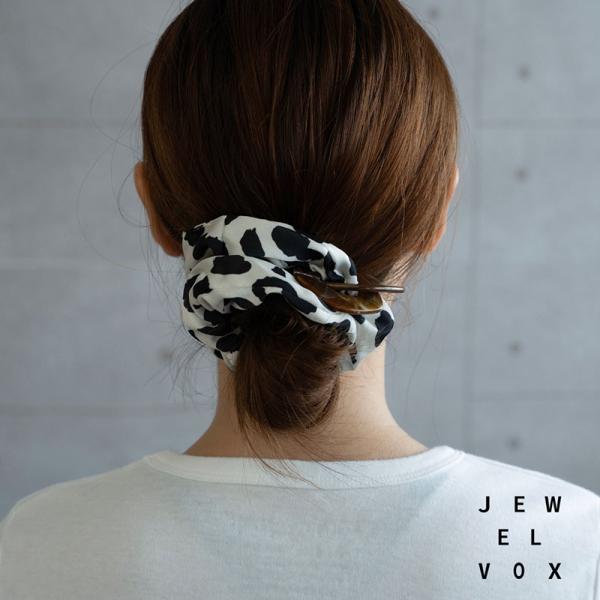 Jewel VOX シュシュ ヘアゴム ヘアアクセ レディース アニマル柄 Jewel VOX シュシュ ヘアゴム ヘアアクセ レディース アニマル柄