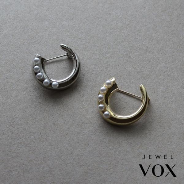 Jewel VOX ブローチ ストールピン 安全ピン レディース コサージュ U字