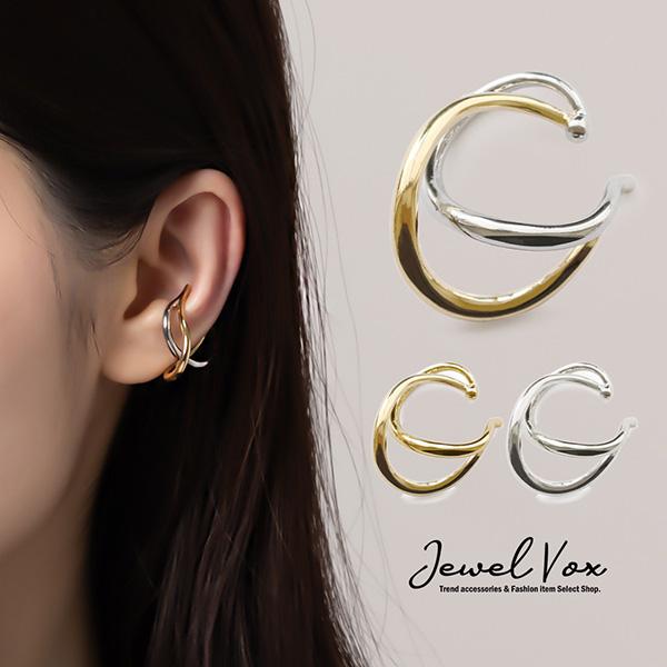 Allblues バーベル リサイクルゴールドシングルイヤーカフ Allblues バーベル リサイクルゴールドシングルイヤーカフ