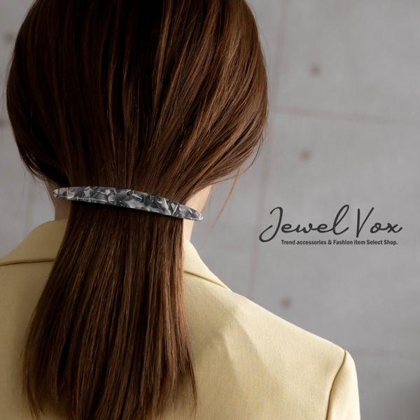 Jewel VOX バレッタ ヘアアクセ 髪留め メタル デザイン