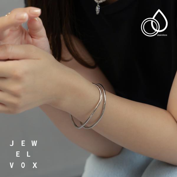 Jewel VOX ブレスレット バングル ステンレス 金属アレルギー