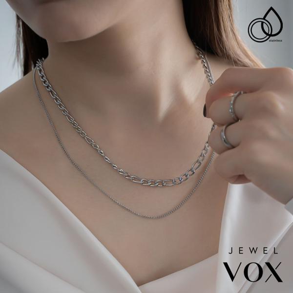 Jewel VOX ネックレス レディース サージカルステンレス ショート
