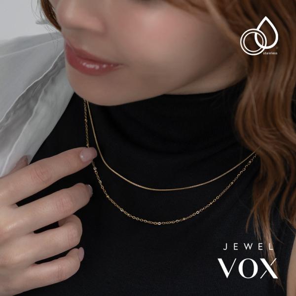 Jewel VOX ネックレス ショートネックレス ステンレス製 金属