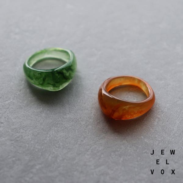 Jewel VOX リング 指輪 レディース アクリル マーブル 17号 普段使い
