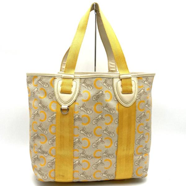ちさ　新品未使用　CELINE セリーヌ かごバッグ　イエロー　バッグ ちさ様専用 新品未使用 CELINE セリーヌ かごバッグ イエロー バッグ
