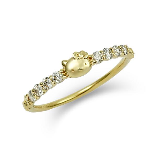 2000年記念公式 ハローキティ シルバー×18金×ダイヤモンドリング 17号 ☆ 2000年記念公式リング アイ・ラブ・ハローキティ 予約限定品 - メルカリ