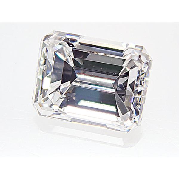 ダイヤモンド ルース 0.532ct F VVS2 エメラルドカット : ジュエリー 