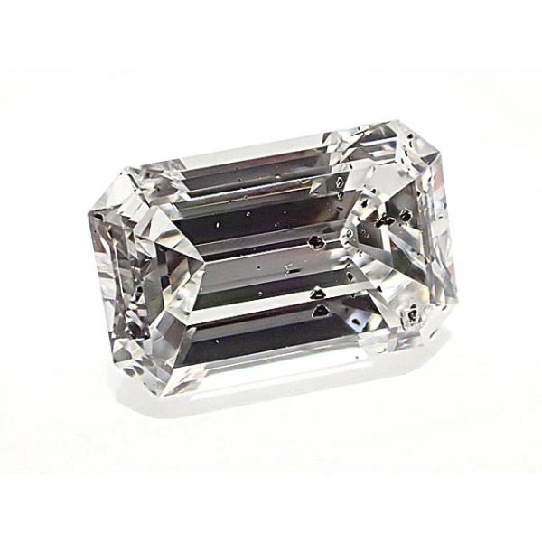 大粒 1ct ダイヤモンド ルース 1.031ct D SI2 エメラルドカット : fs 