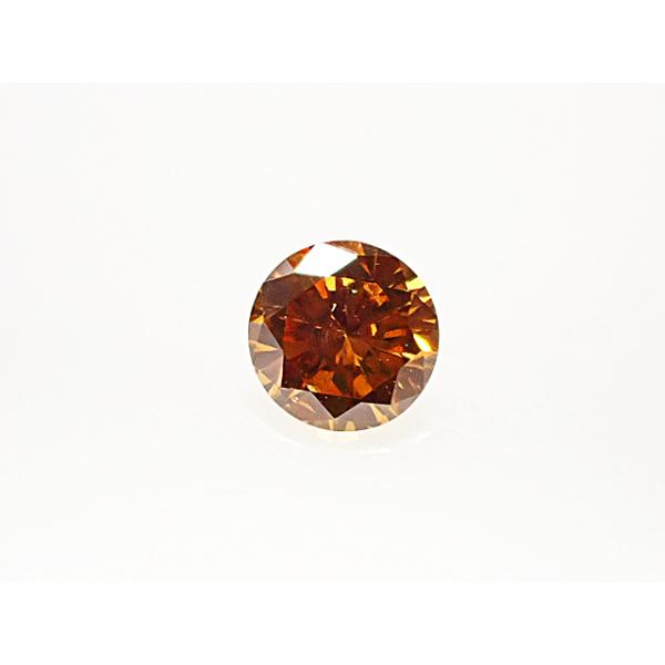 オレンジダイヤモンド ルース 0.131ct FANCY DEEP YELLOW ORANGE I1 